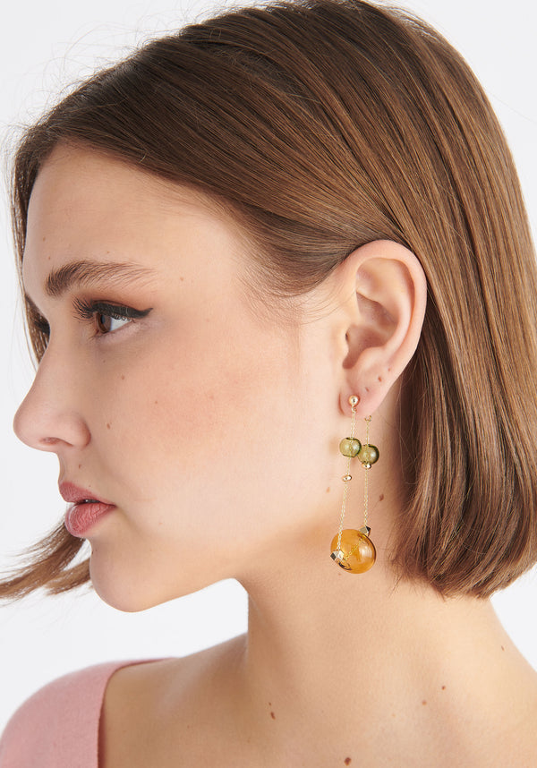 Paisie Double Chain Earrings